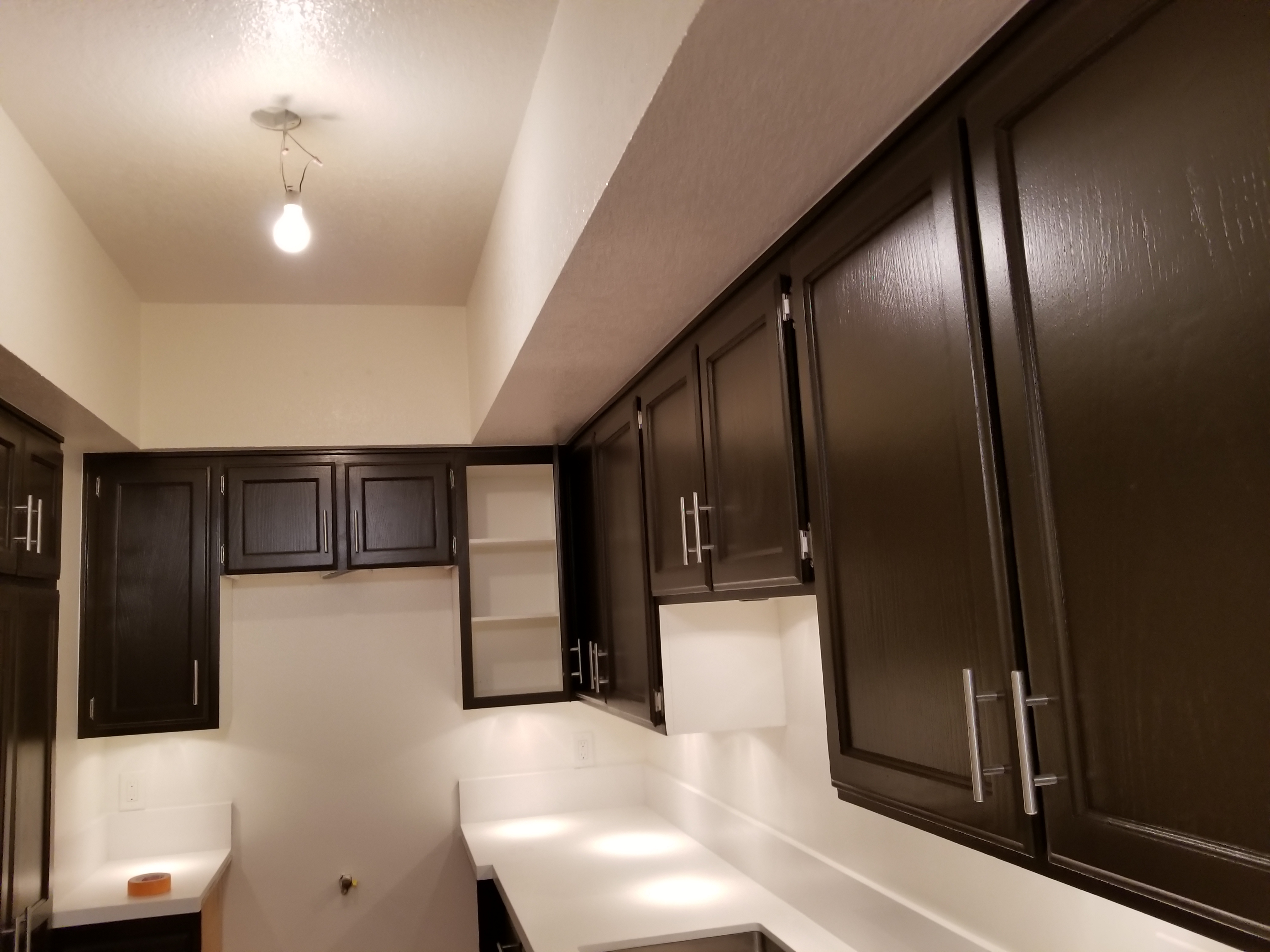 After: Kitchen cabinet (finished)