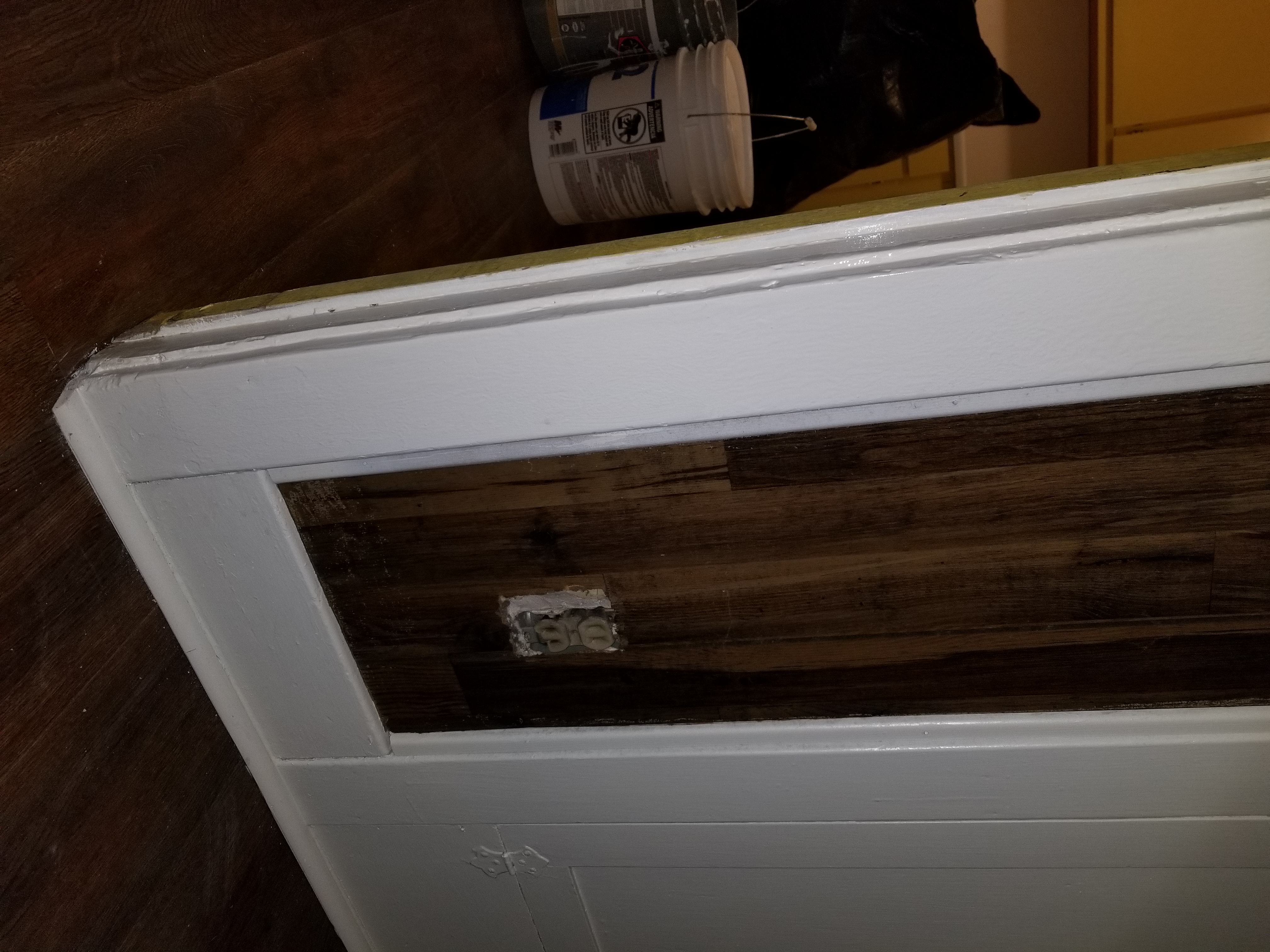 After: door frame repair